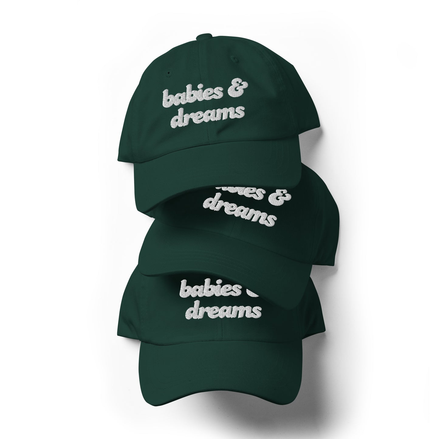 Babies + Dreams Retro Embroidered Baseball Hat