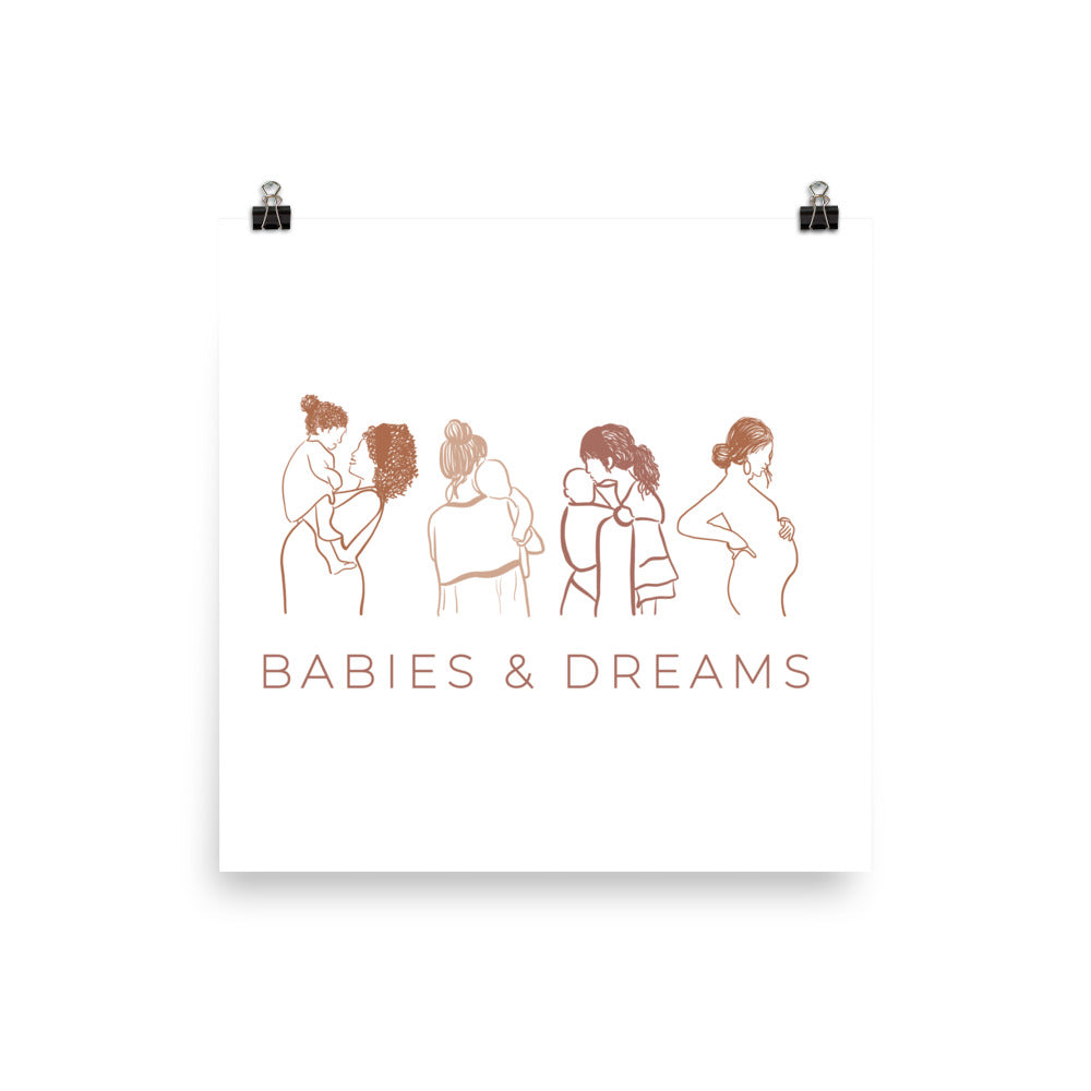 Mamas + Babies Print