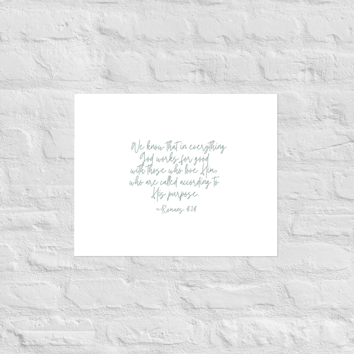 Romans 8:28 Print