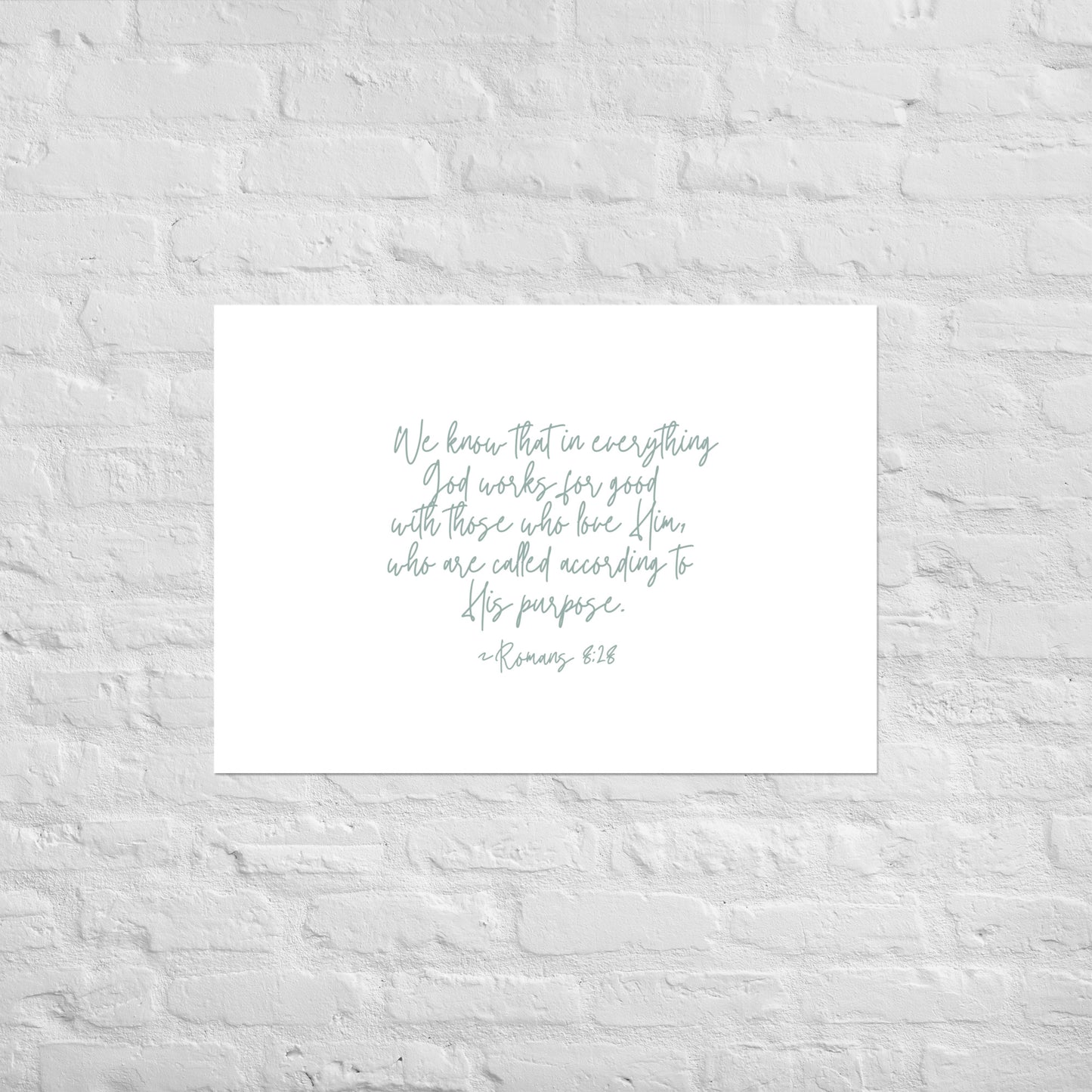 Romans 8:28 Print